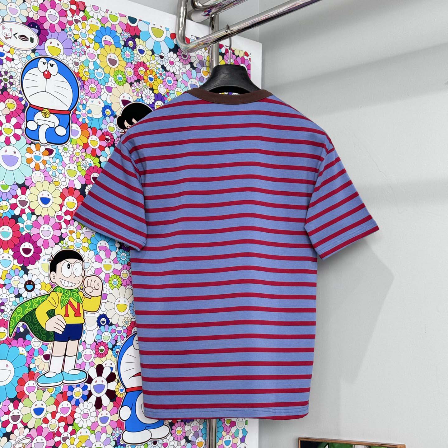 Prada Oversized Striped Jersey T-shirt - DesignerGu