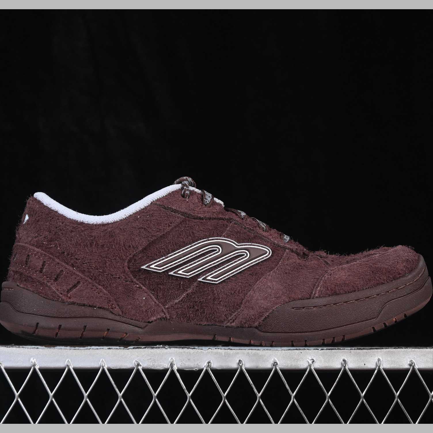 Balenciaga Hamptons Sneaker In Dark Brown And Beige Brushed Suede Cowskin - DesignerGu