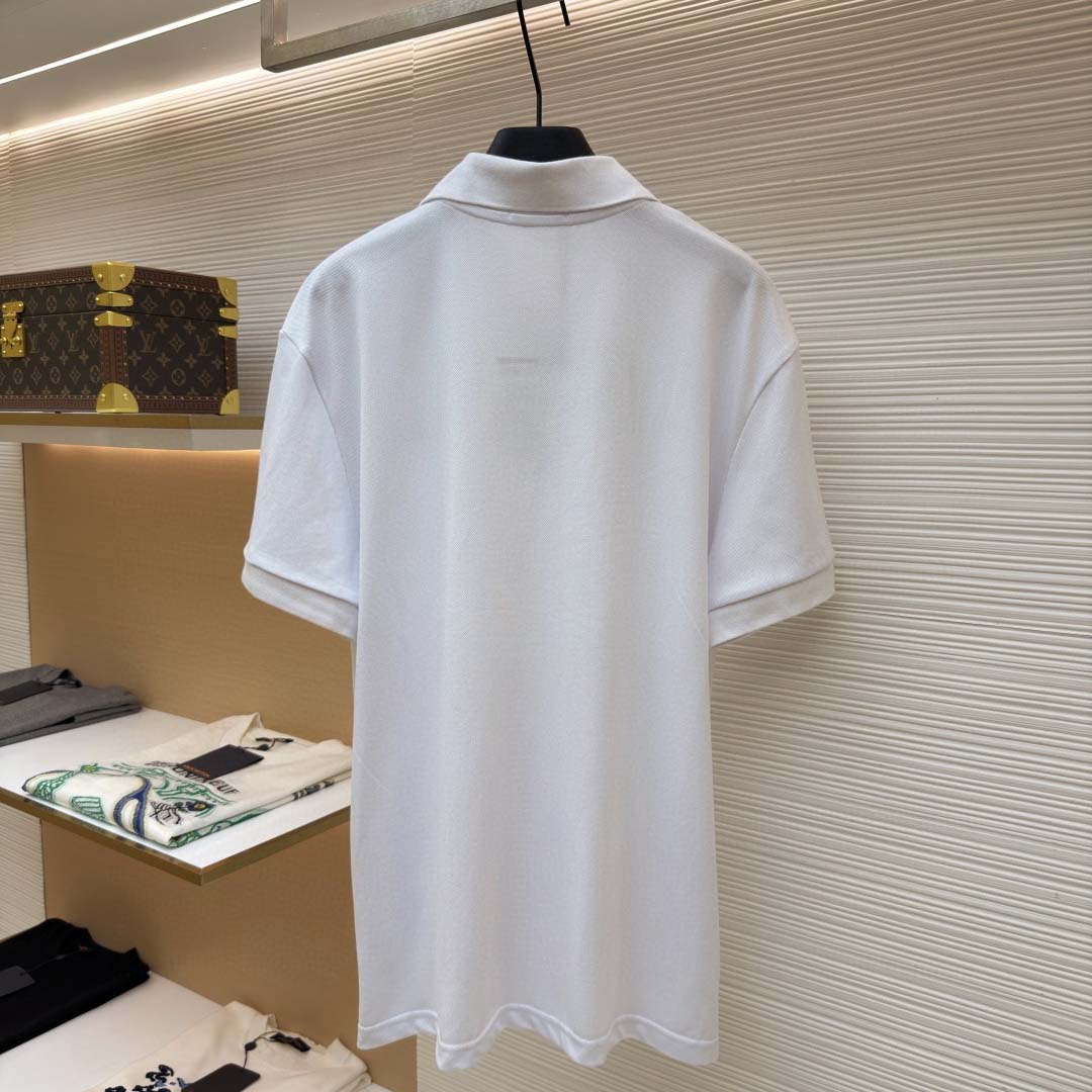 Prada Piqué Polo Shirt - DesignerGu
