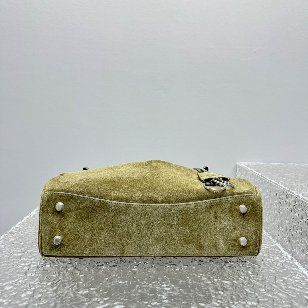 Balenciaga  Rodeo Handbag Medium In Khaki - DesignerGu