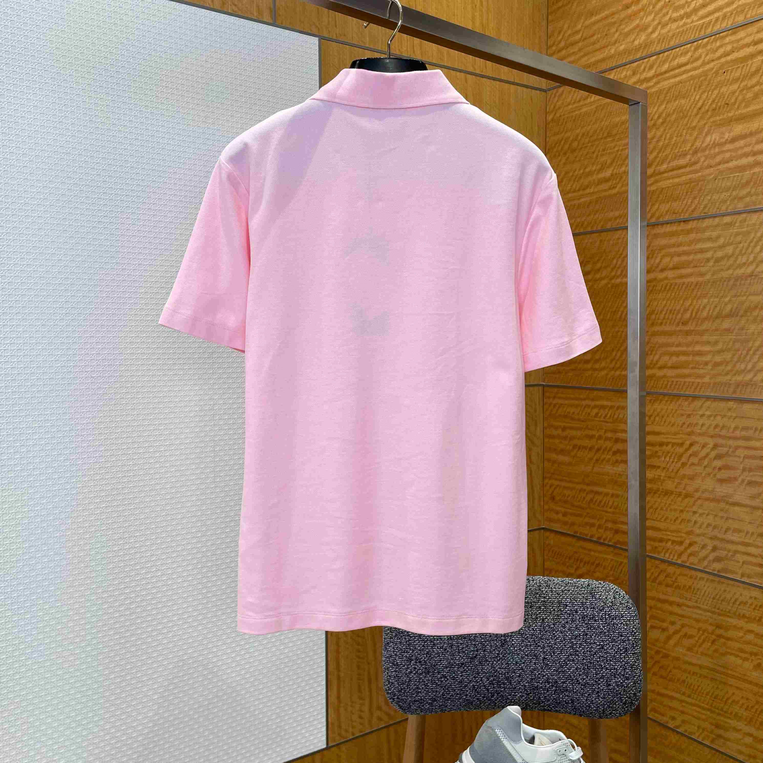 Dior Polo Shirt Lilac Cotton Piqué - DesignerGu