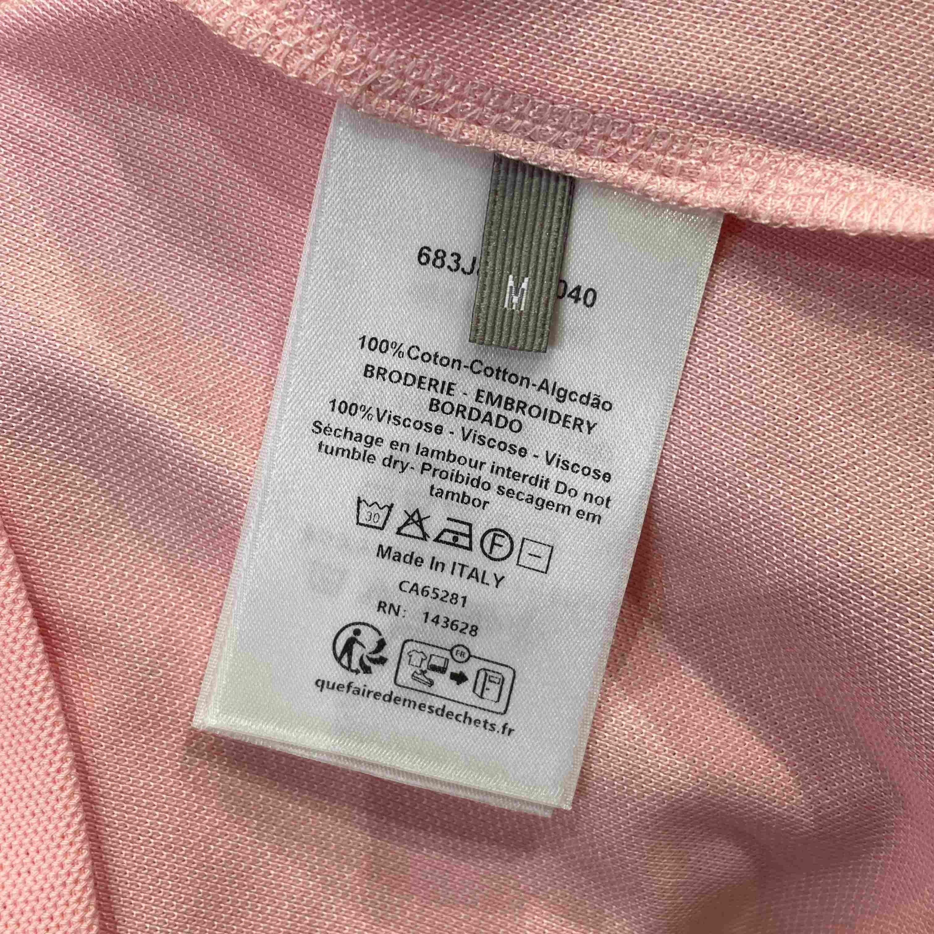 Dior Polo Shirt Lilac Cotton Piqué - DesignerGu