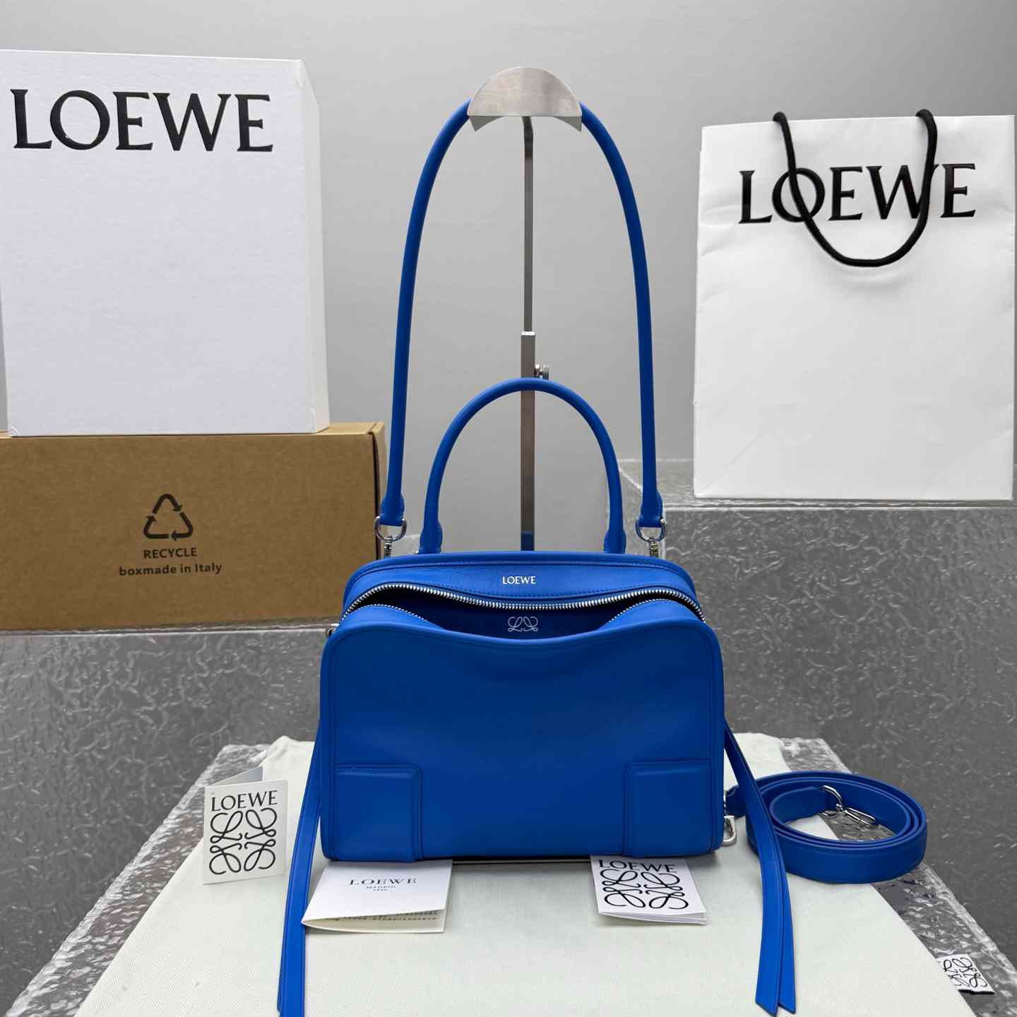 Loewe Small Amazona 180 Bag In Soft Calfskin - DesignerGu