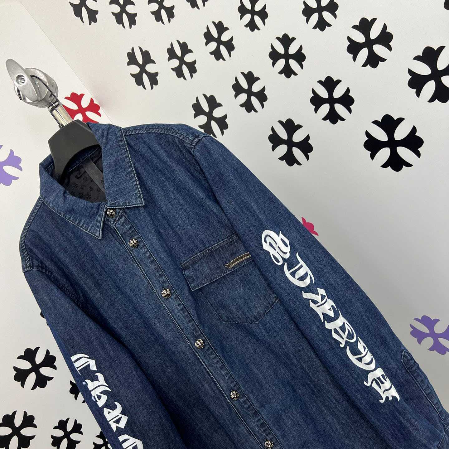 Chrome Hearts Turbo Diesel Workn Padded Shirt Jacket - DesignerGu