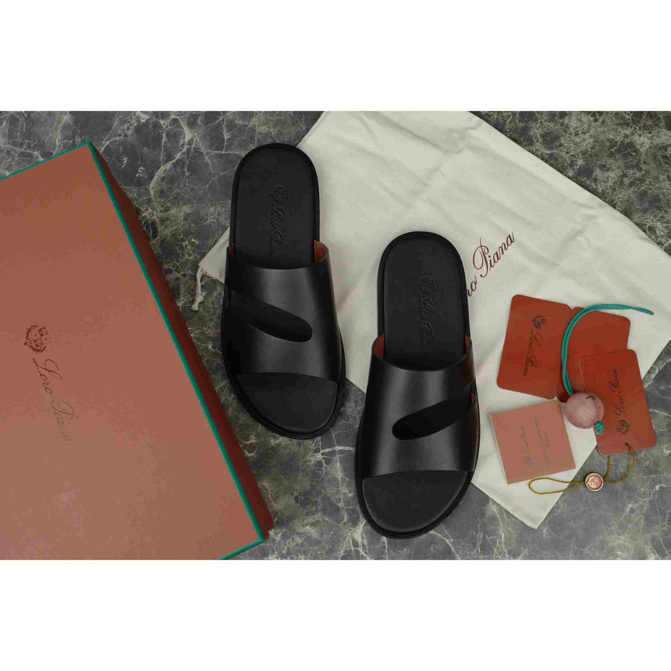 Loro Piana Pilat Plain Walk Sandal - DesignerGu