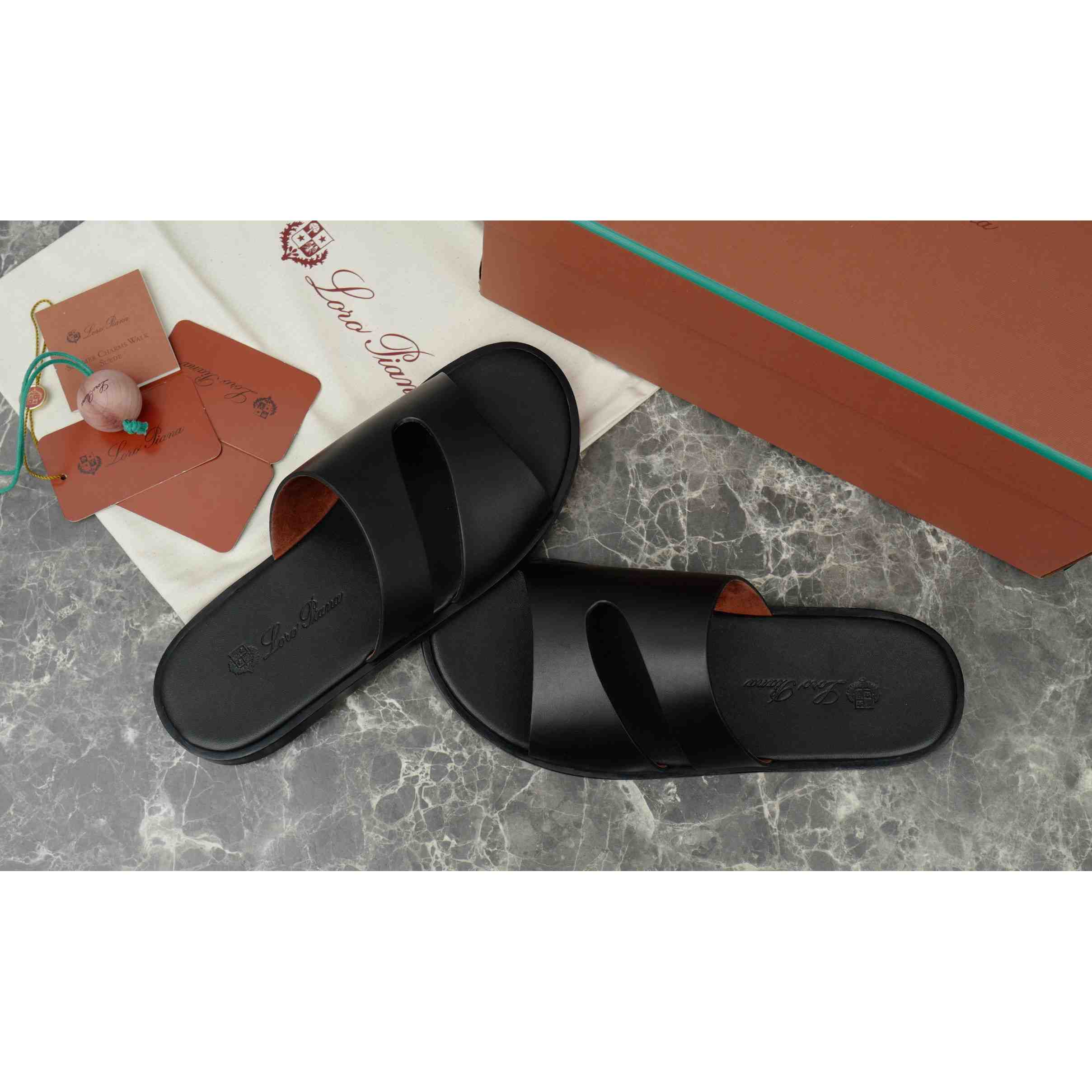 Loro Piana Pilat Plain Walk Sandal - DesignerGu