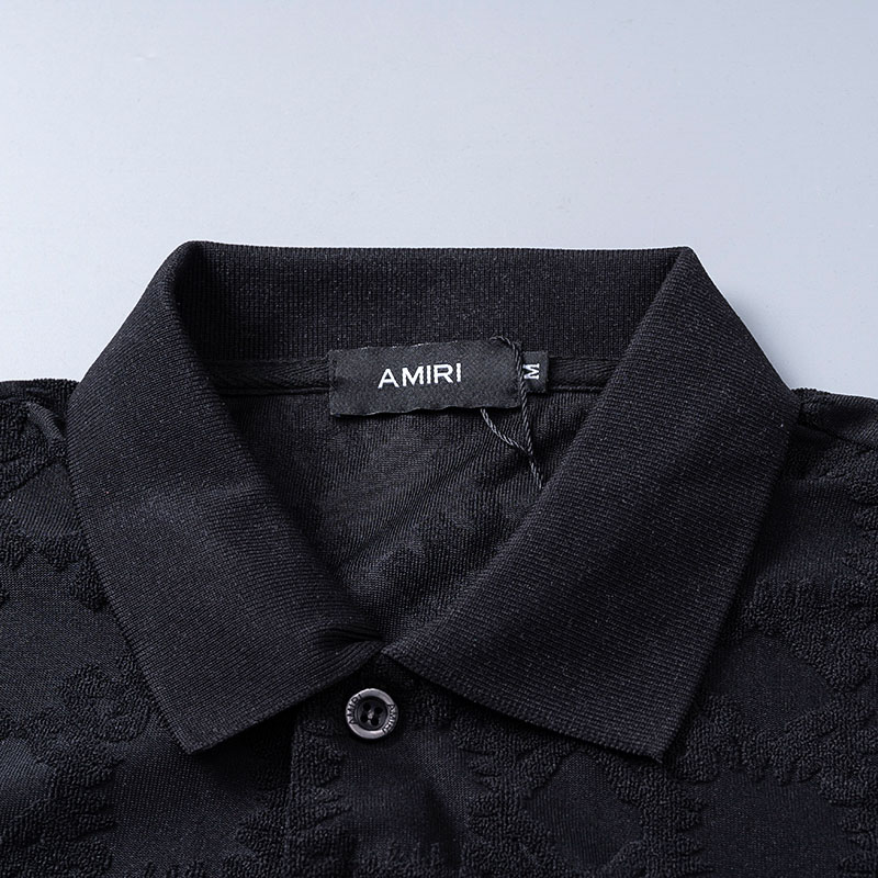 AMIRI   MA Quad Toweling Polo Shirt - DesignerGu