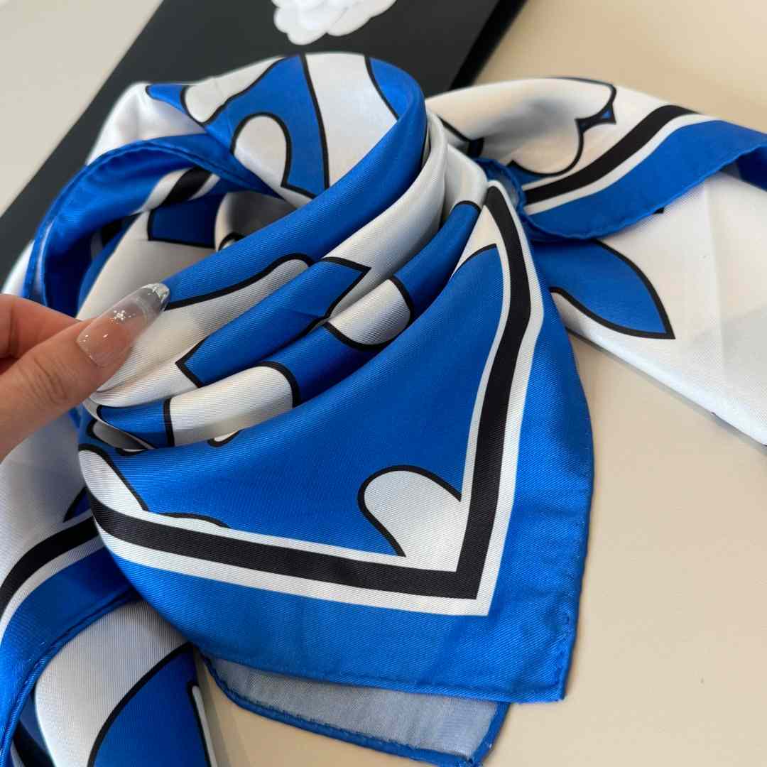 Chrome Heart Square Silk Scarf - DesignerGu