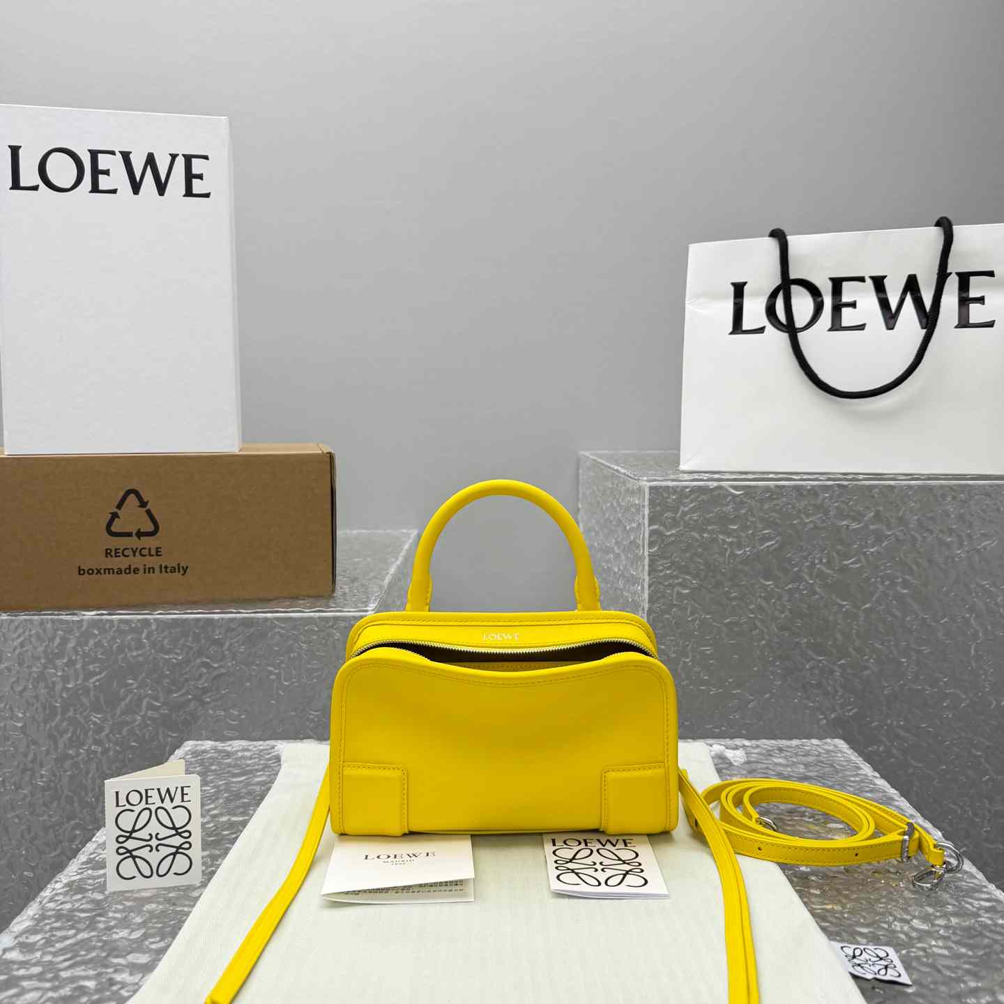 Loewe Mini Amazona 180 Bag In Soft Calfskin - DesignerGu