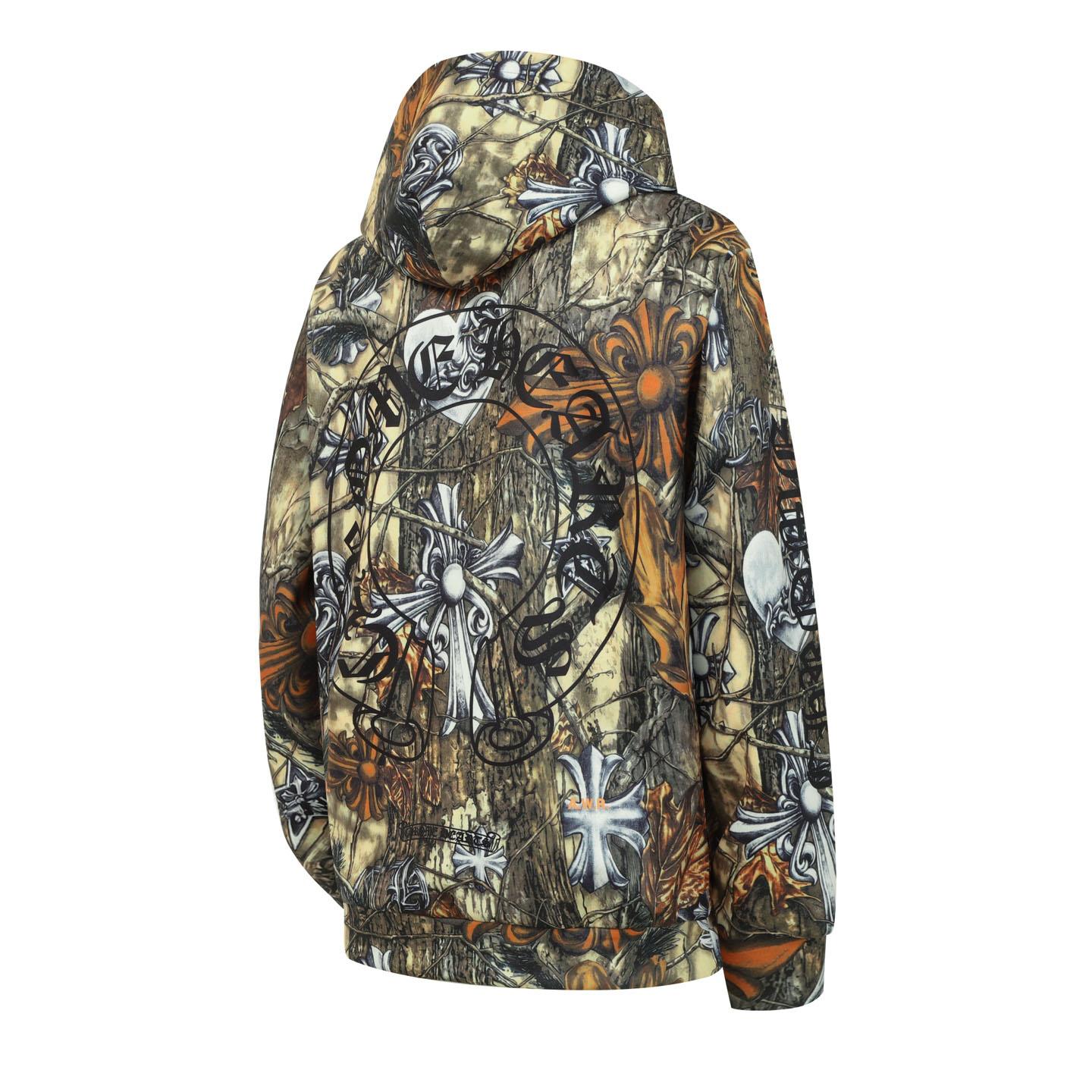 Chrome Hearts x NOCTA x Nike Cardinal Stock Fleece Hoodie 'Multi-Color/Safety Orange' - DesignerGu