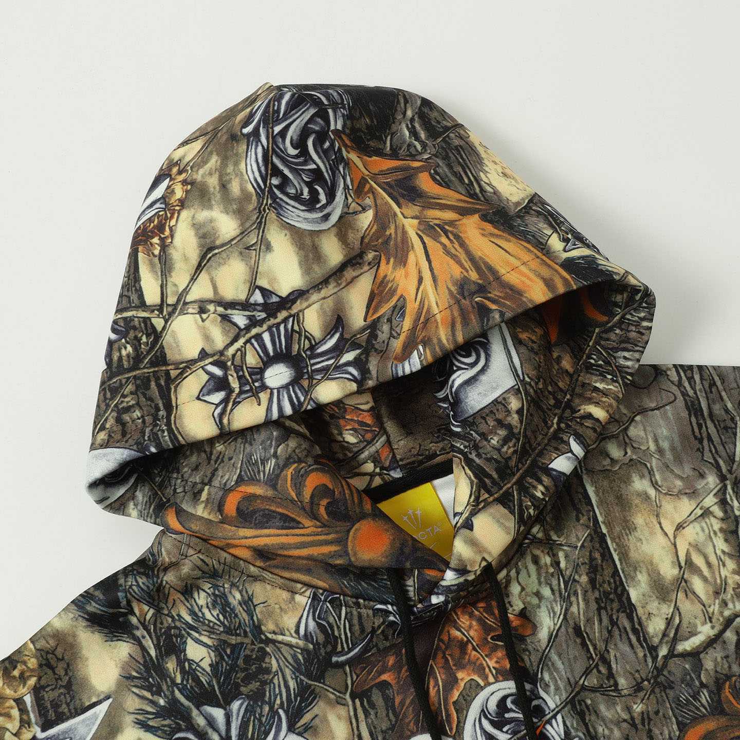 Chrome Hearts x NOCTA x Nike Cardinal Stock Fleece Hoodie 'Multi-Color/Safety Orange' - DesignerGu