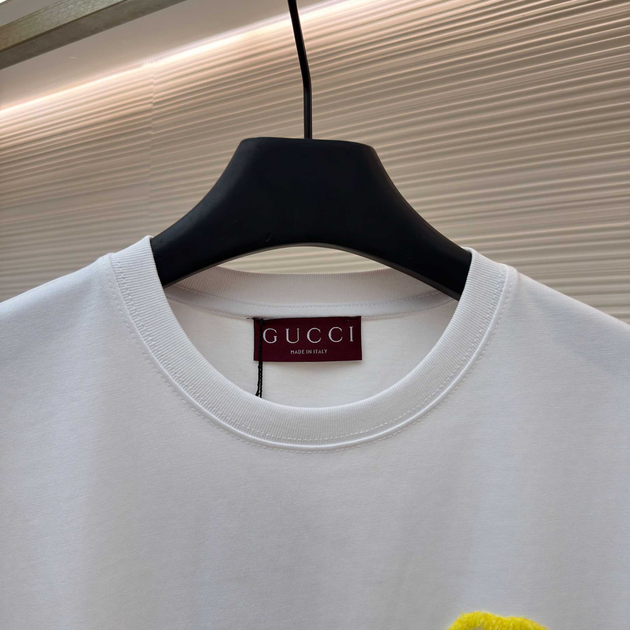 Gucci Medium Cotton Jersey T-shirt - DesignerGu