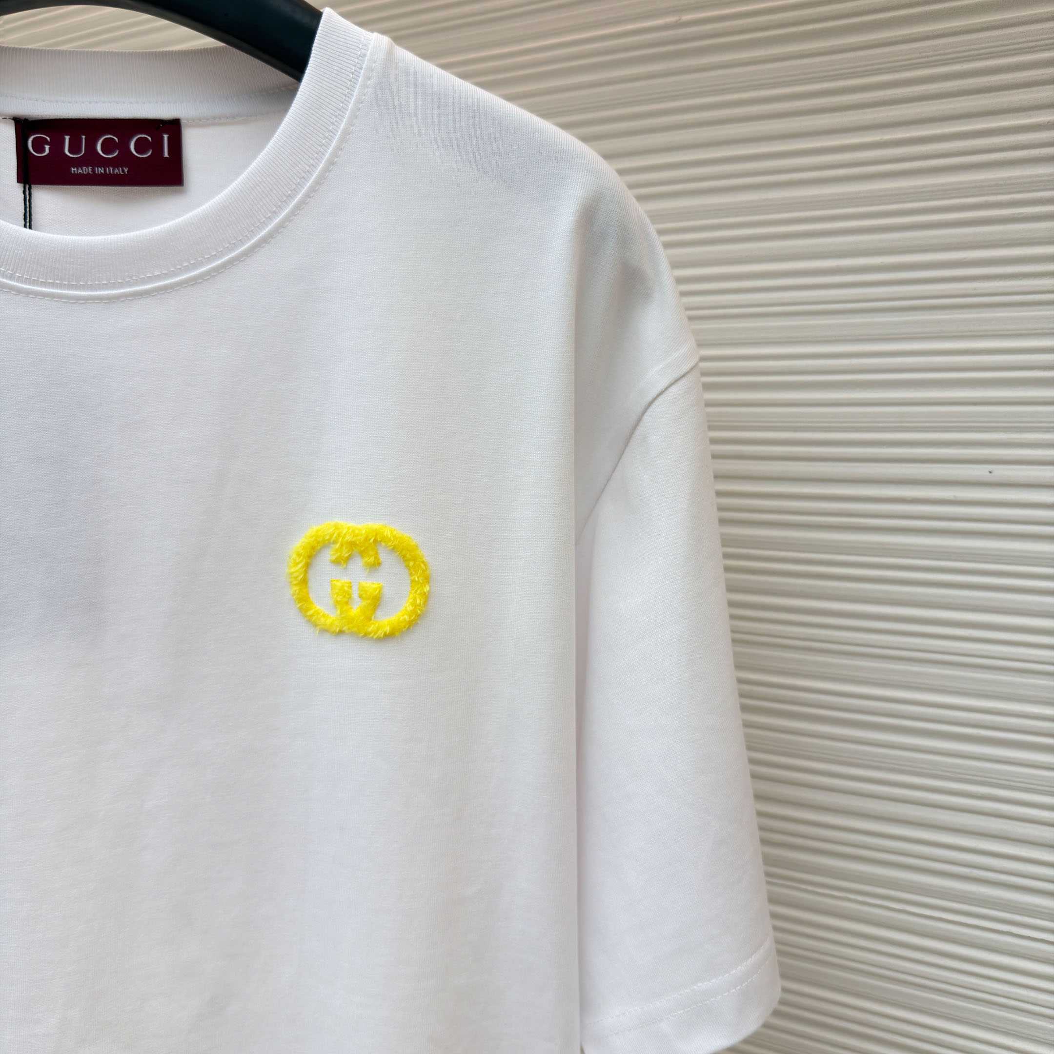 Gucci Medium Cotton Jersey T-shirt - DesignerGu