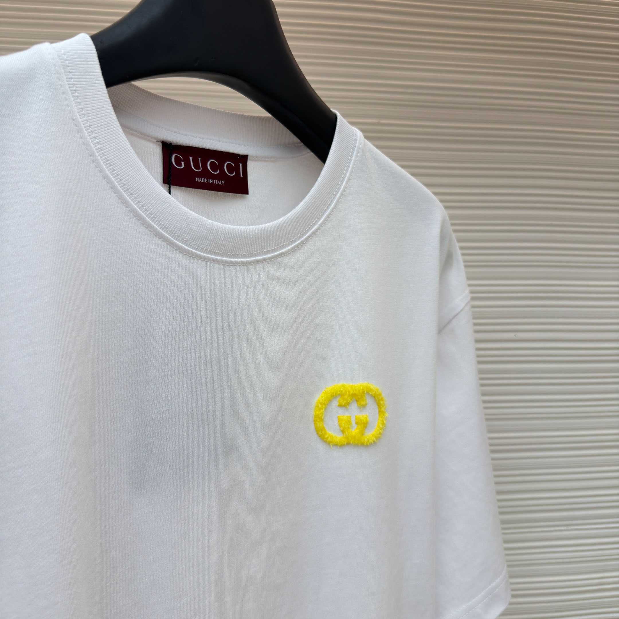 Gucci Medium Cotton Jersey T-shirt - DesignerGu