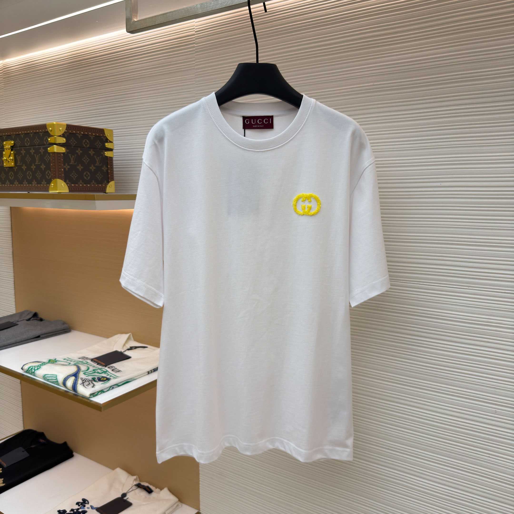 Gucci Medium Cotton Jersey T-shirt - DesignerGu