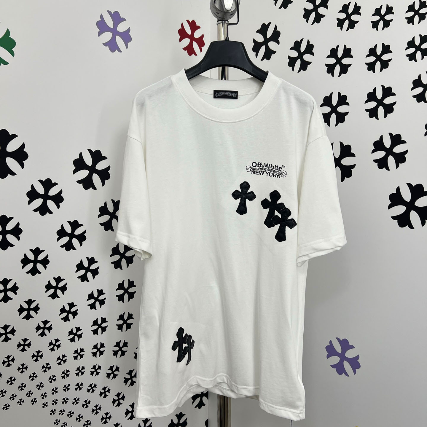 Chrome Hearts X Off-White  New York Tee  'White' - DesignerGu