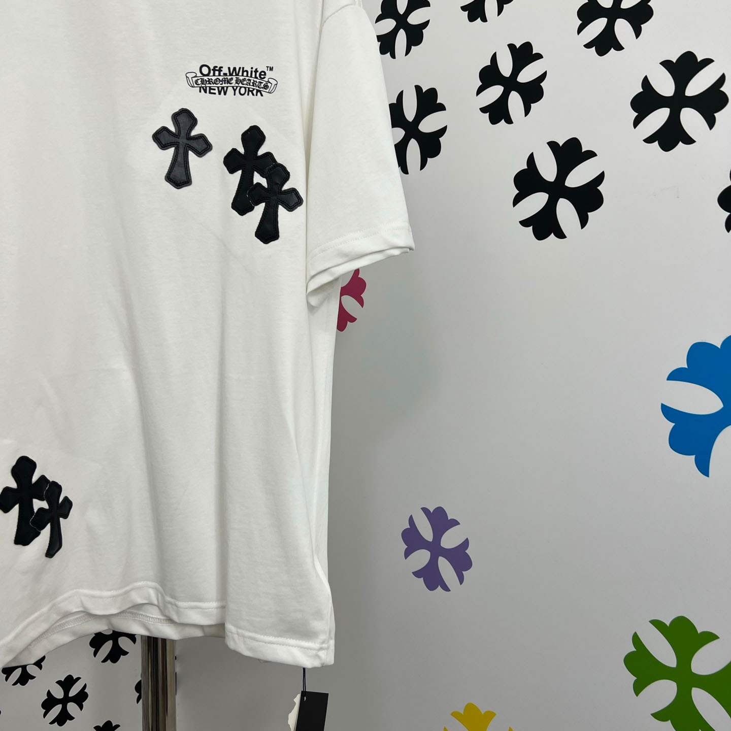 Chrome Hearts X Off-White  New York Tee  'White' - DesignerGu