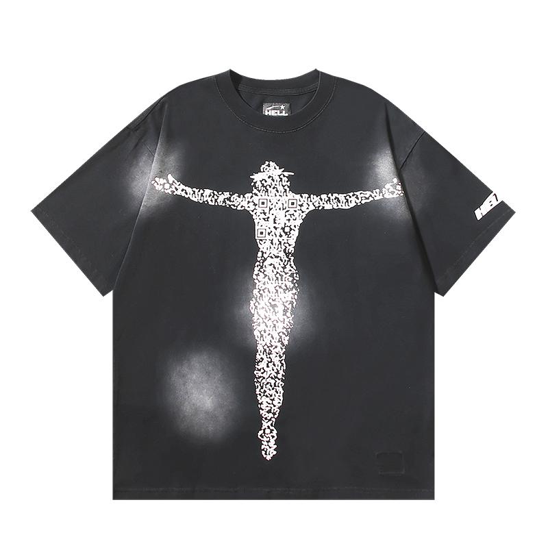 Hellstar Digital Jesus Short Sleeve Tee - DesignerGu