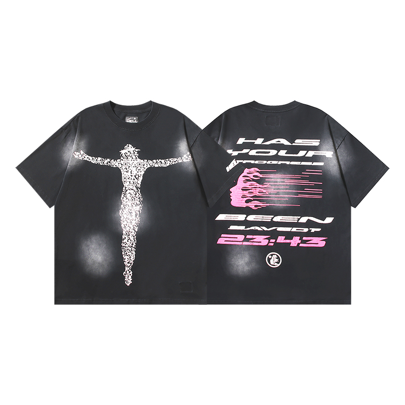 Hellstar Digital Jesus Short Sleeve Tee - DesignerGu
