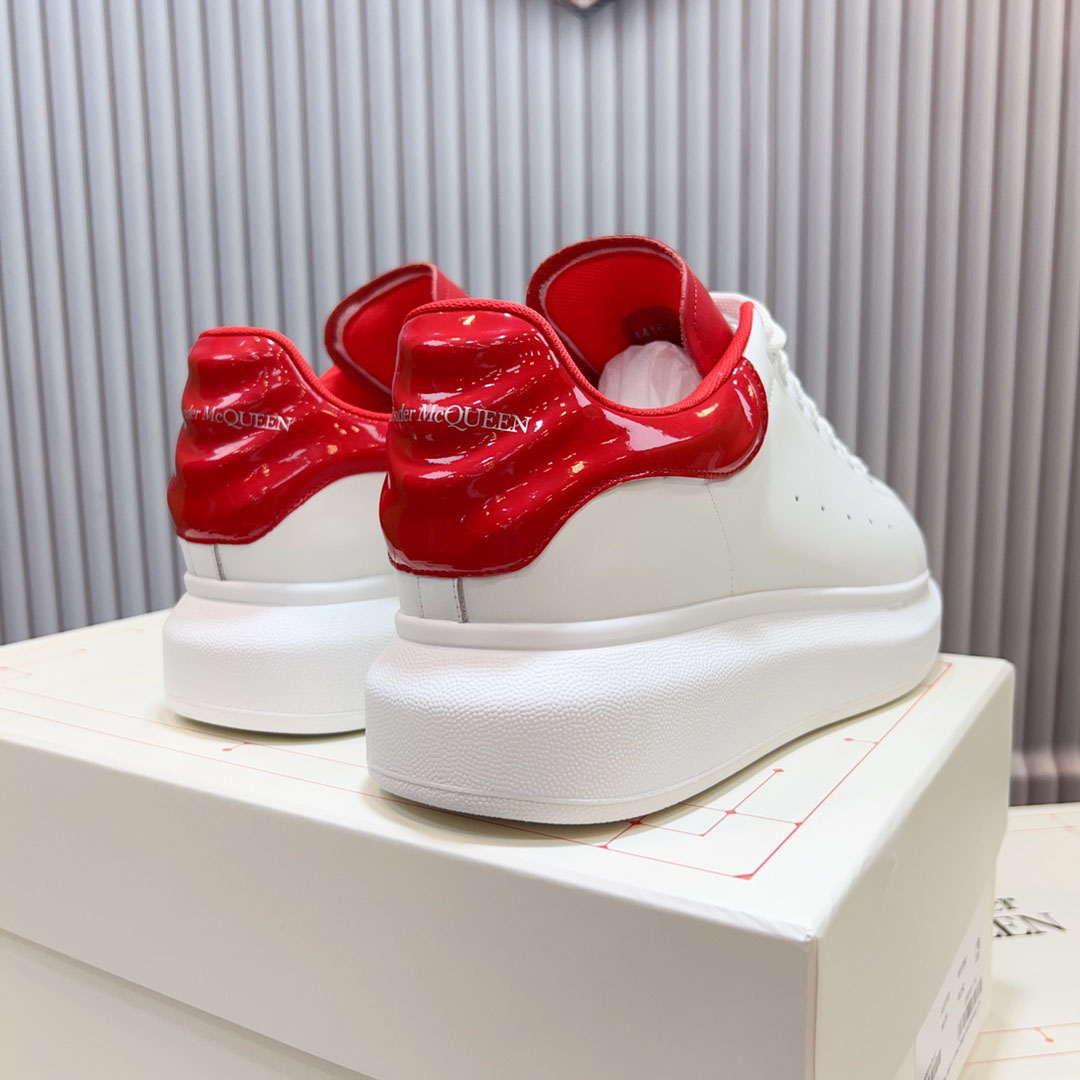 Alexander McQueen Oversized Sneaker 'White Lust Red' - DesignerGu