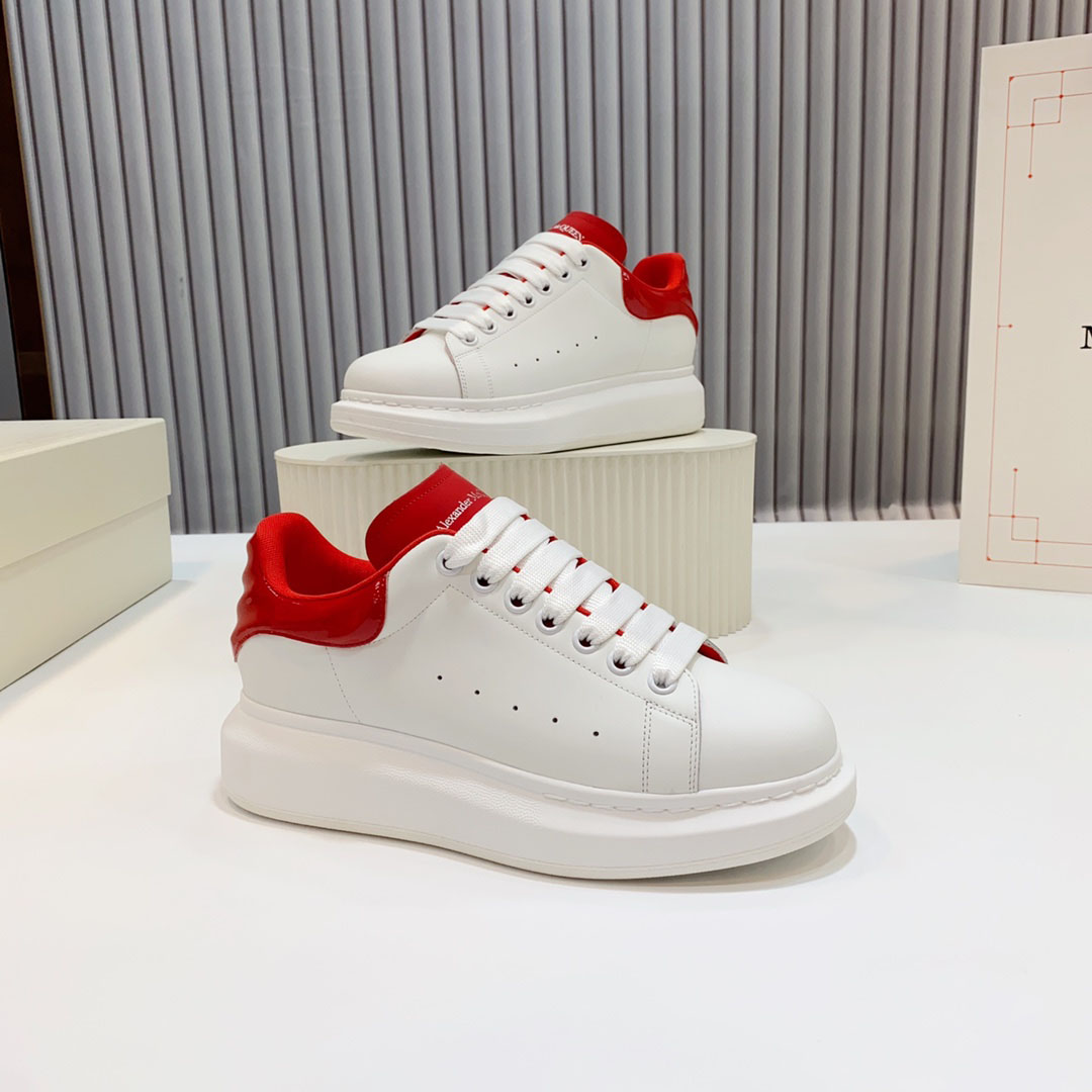 Alexander McQueen Oversized Sneaker 'White Lust Red' - DesignerGu