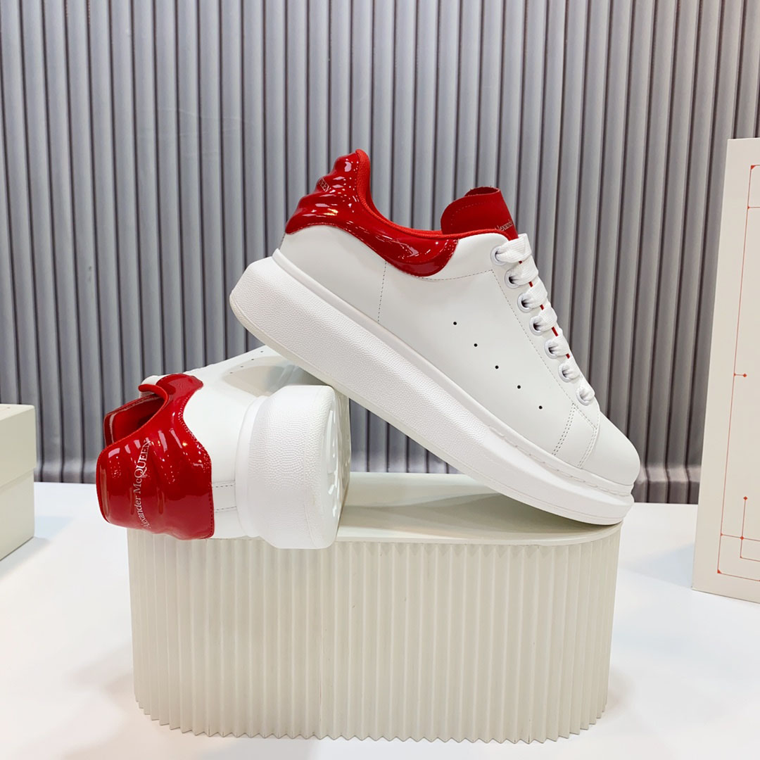 Alexander McQueen Oversized Sneaker 'White Lust Red' - DesignerGu