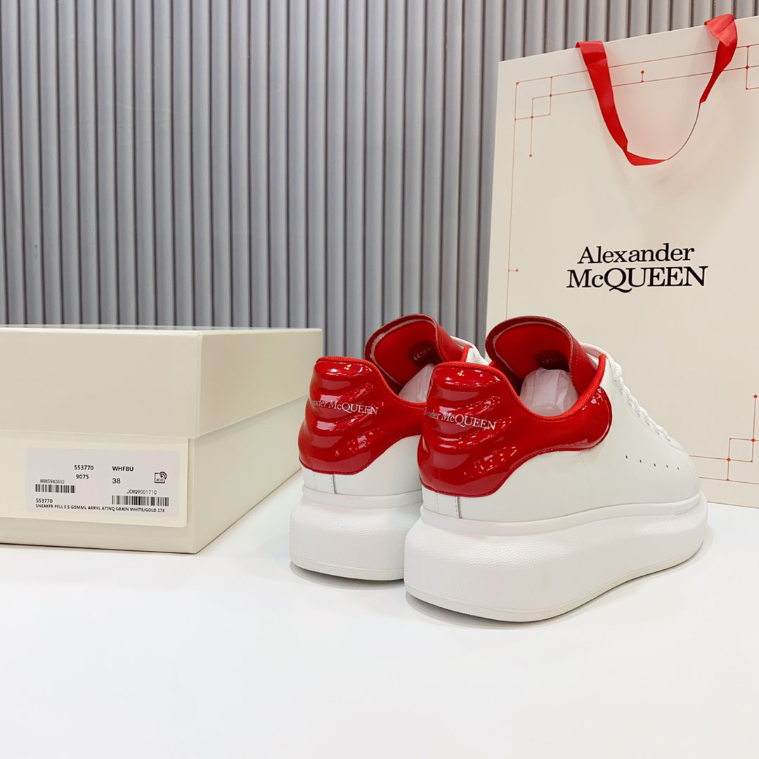 Alexander McQueen Oversized Sneaker 'White Lust Red' - DesignerGu