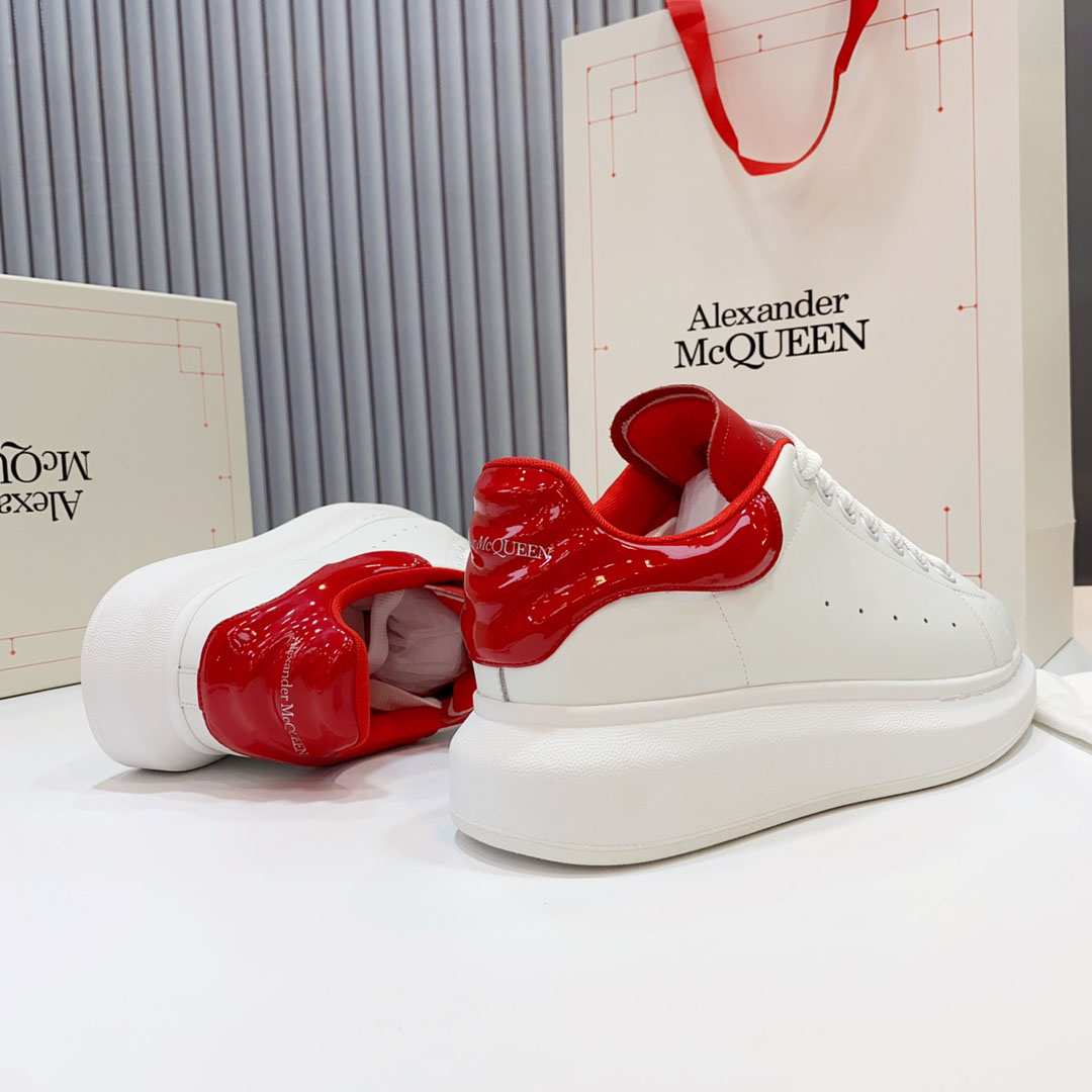 Alexander McQueen Oversized Sneaker 'White Lust Red' - DesignerGu