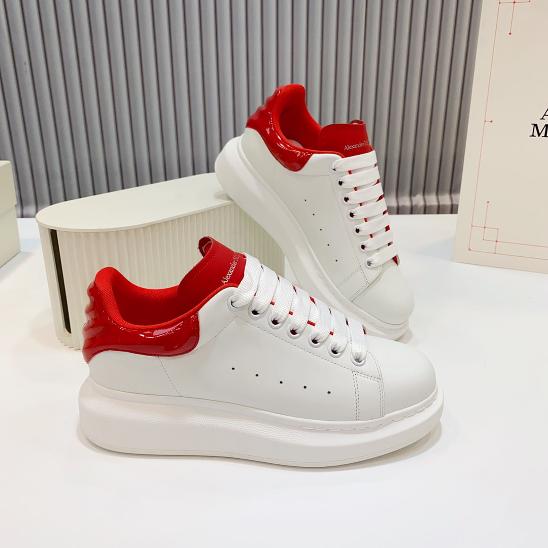 Alexander McQueen Oversized Sneaker 'White Lust Red' - DesignerGu