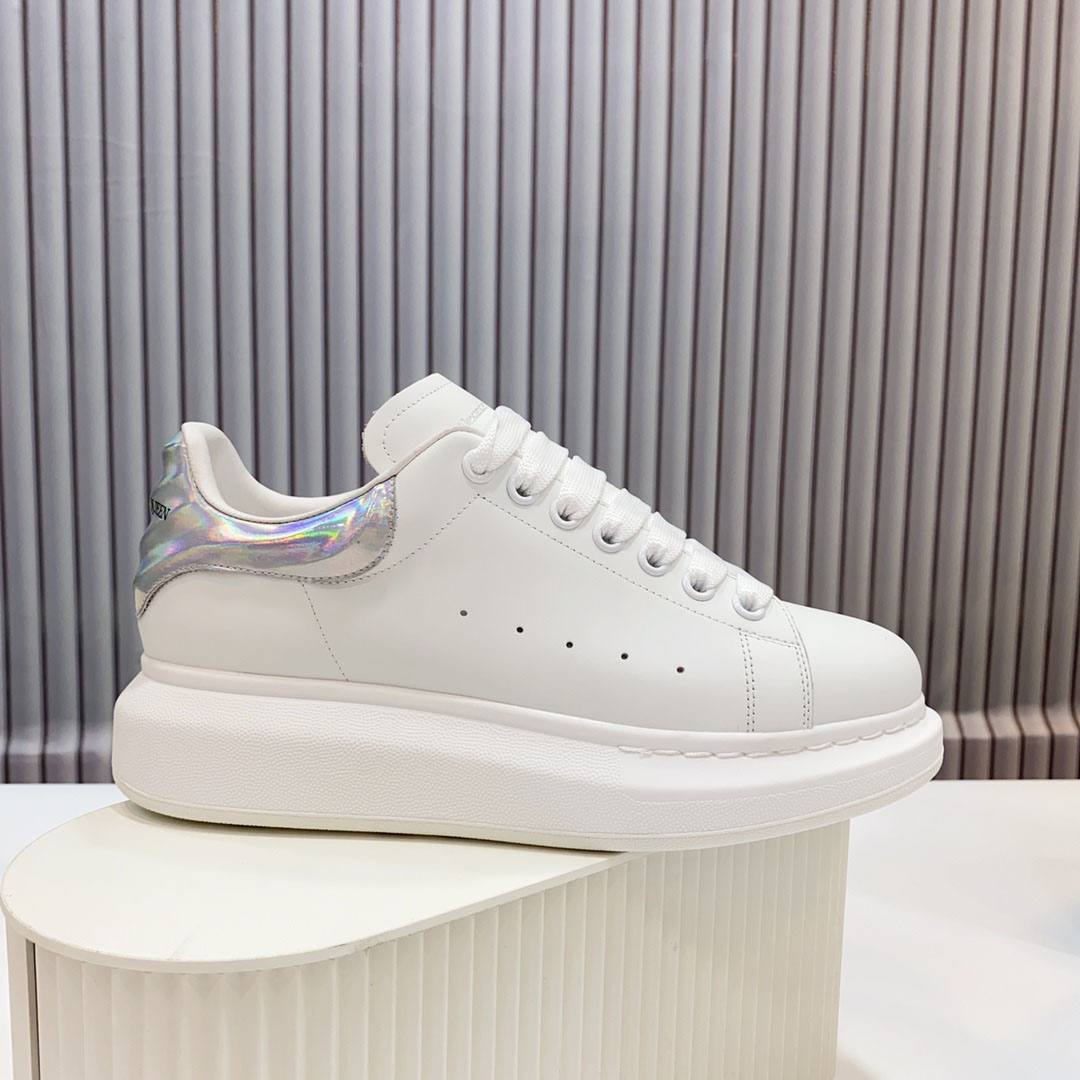 Alexander McQueen Oversized Sneaker 'White Iridescent' - DesignerGu