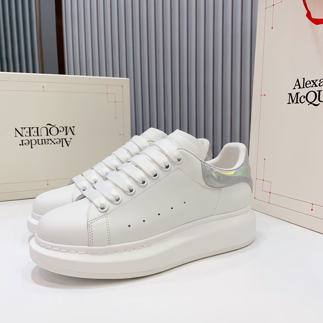 Alexander McQueen Oversized Sneaker 'White Iridescent' - DesignerGu