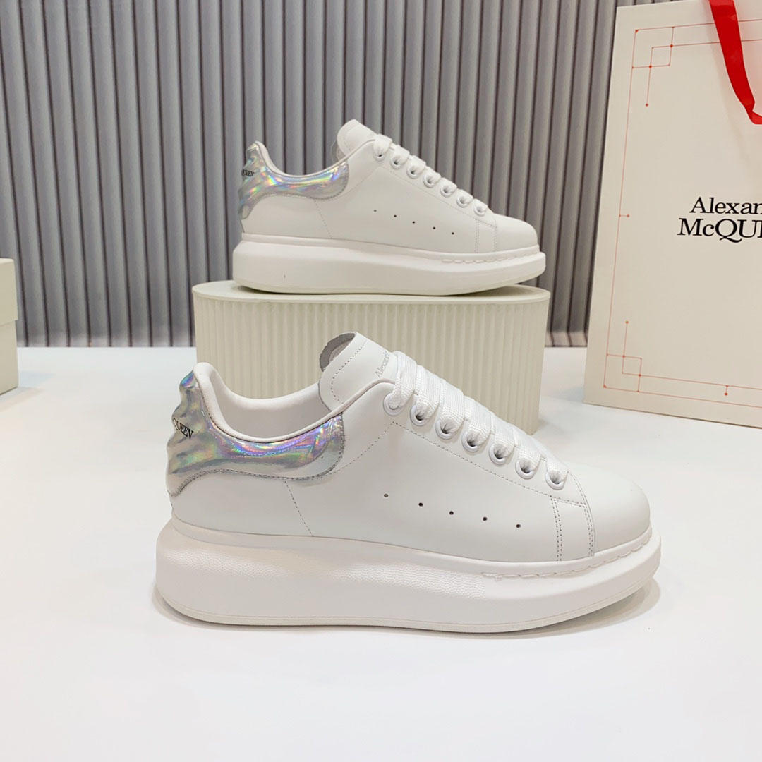 Alexander McQueen Oversized Sneaker 'White Iridescent' - DesignerGu