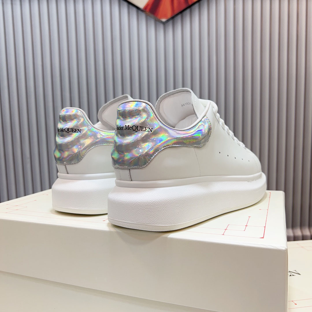 Alexander McQueen Oversized Sneaker 'White Iridescent' - DesignerGu