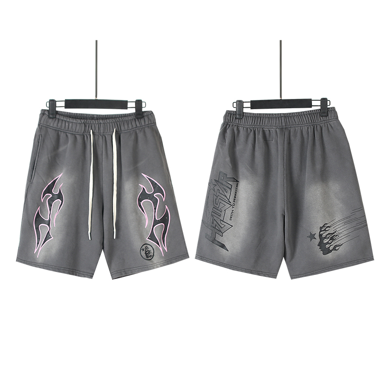 Hellstar Flame Shorts - DesignerGu