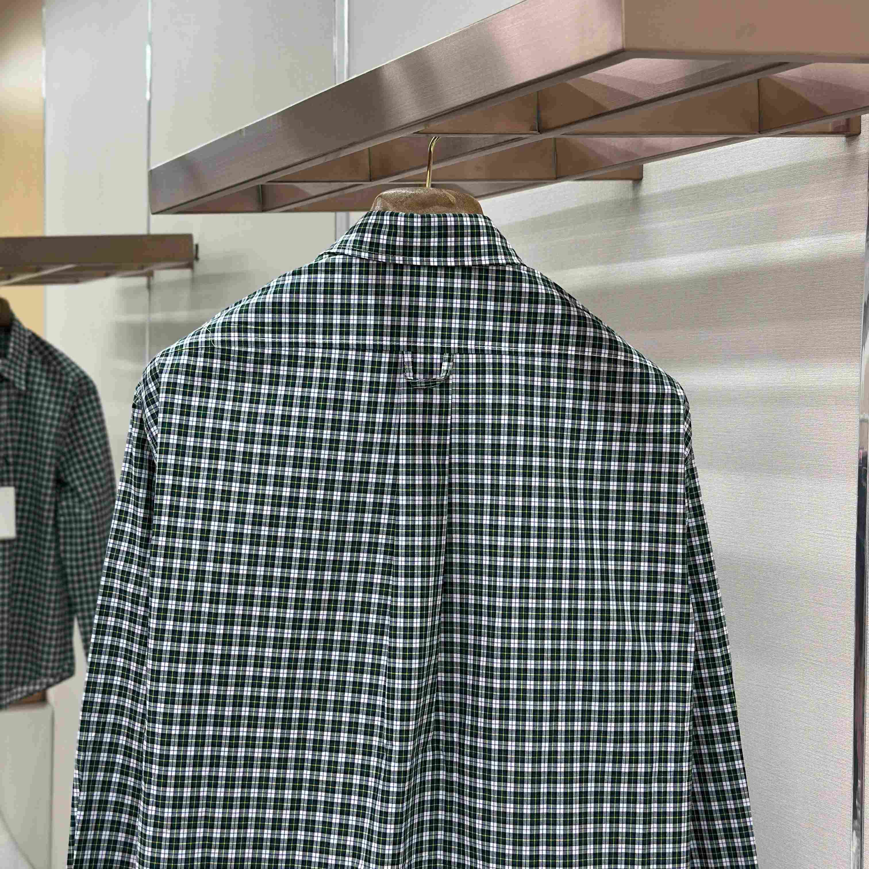 Celine Shirt IN Tartan Cotton Cloth - DesignerGu