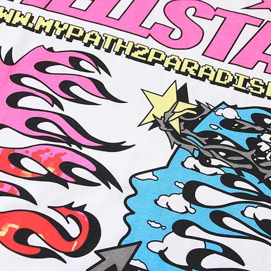 Hellstar Pixel Graphic T-Shirt - DesignerGu