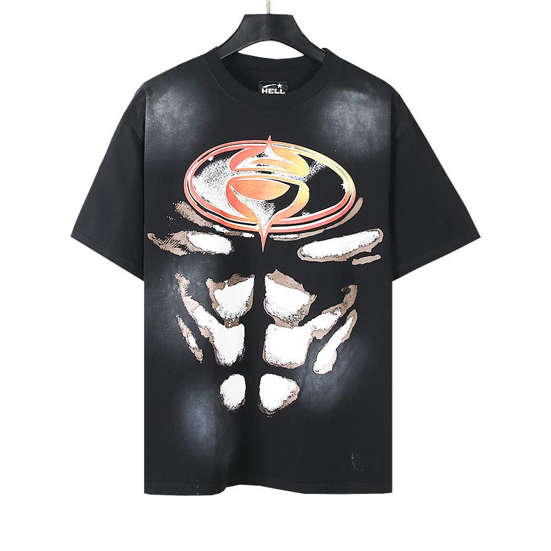 Hellstar Superhero T-Shirt 'Black' - DesignerGu