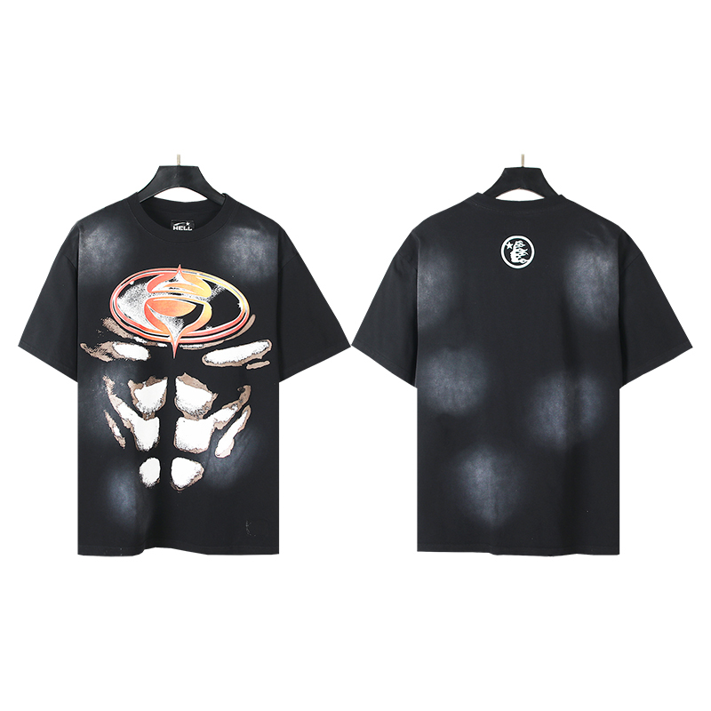 Hellstar Superhero T-Shirt 'Black' - DesignerGu