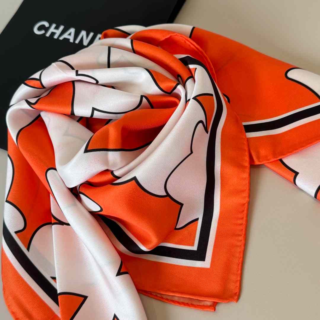 Chrome Heart Square Silk Scarf - DesignerGu
