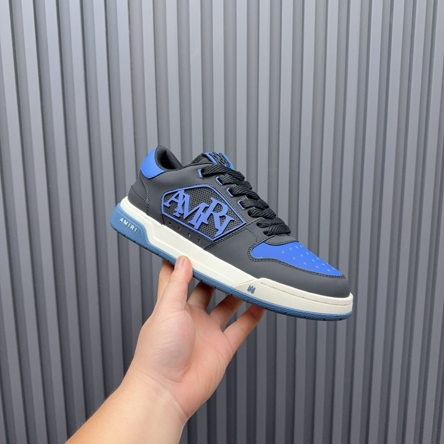 Amiri Classic Low 'True Blue' Sneakers - DesignerGu