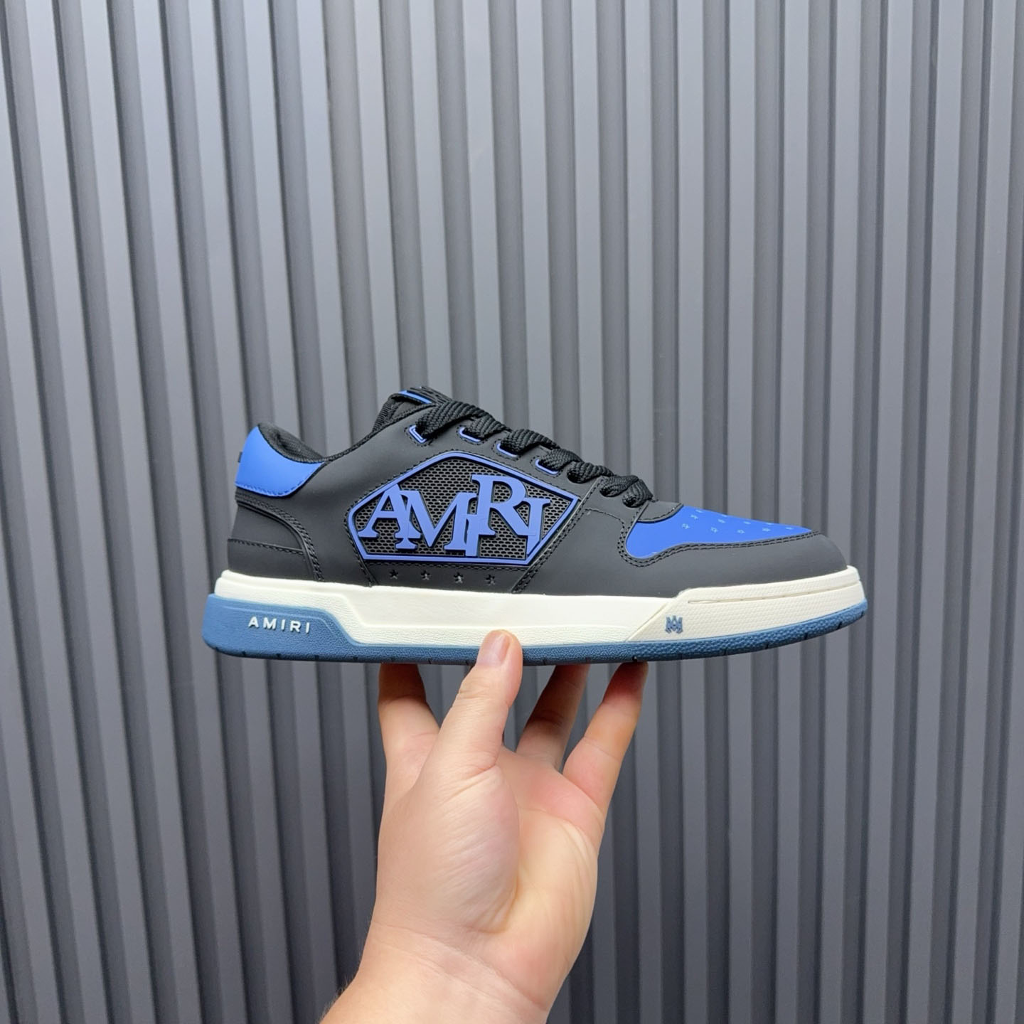 Amiri Classic Low 'True Blue' Sneakers - DesignerGu