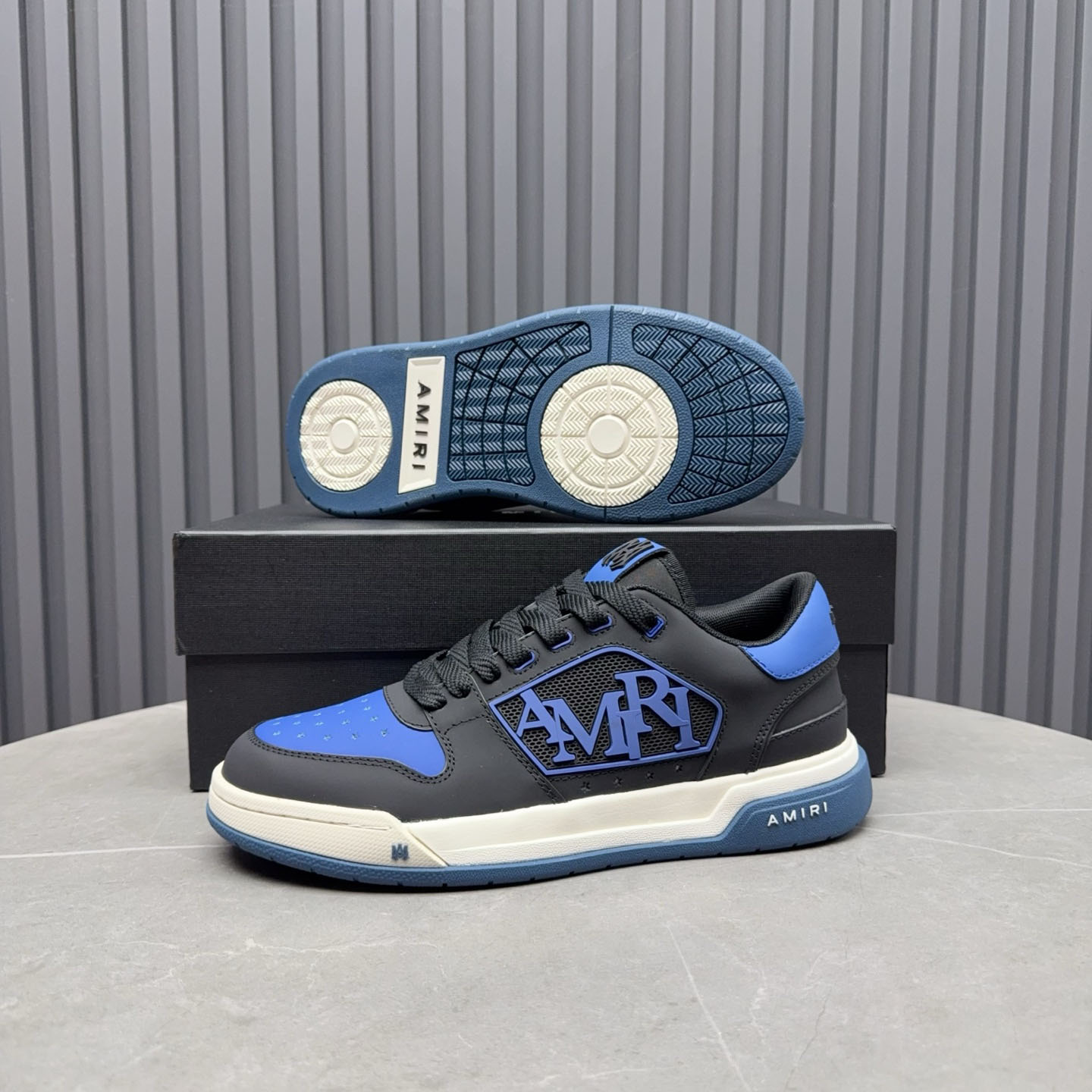 Amiri Classic Low 'True Blue' Sneakers - DesignerGu