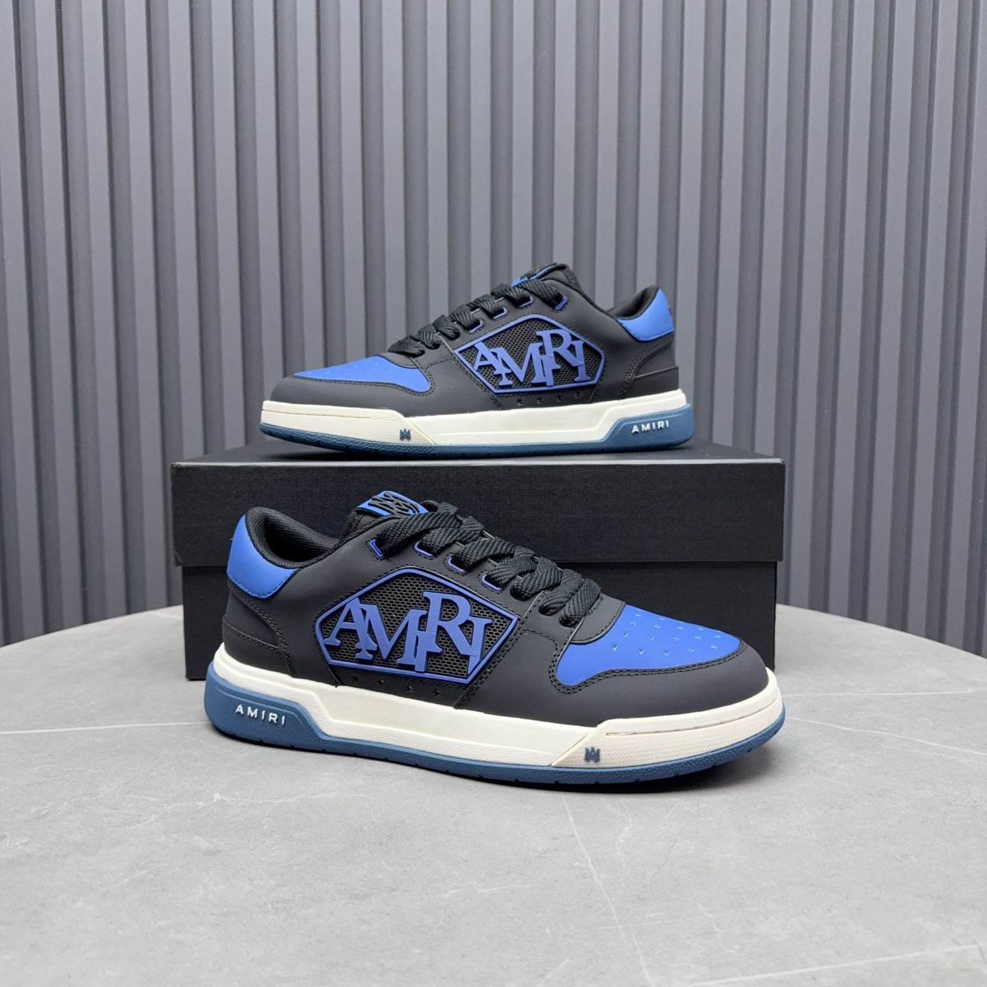 Amiri Classic Low 'True Blue' Sneakers - DesignerGu