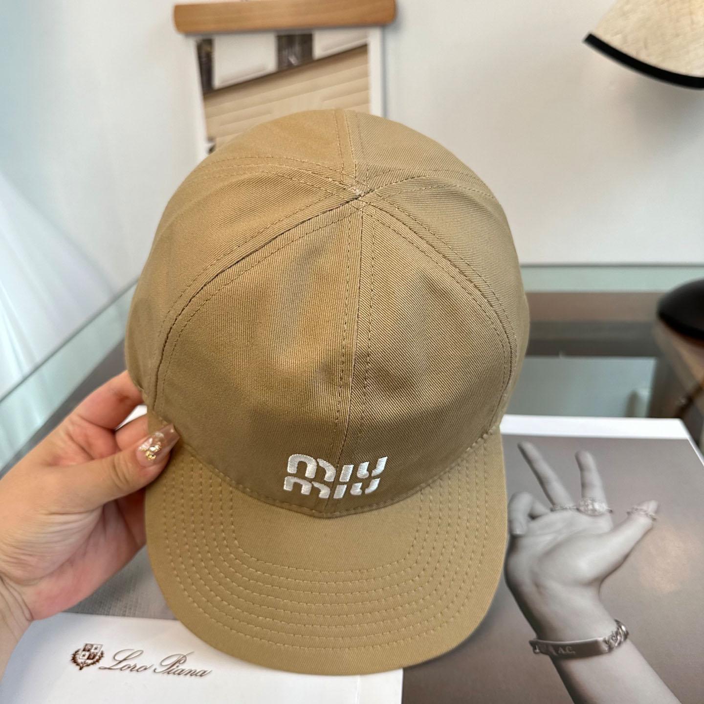 Miu Miu Denim Baseball Cap - DesignerGu