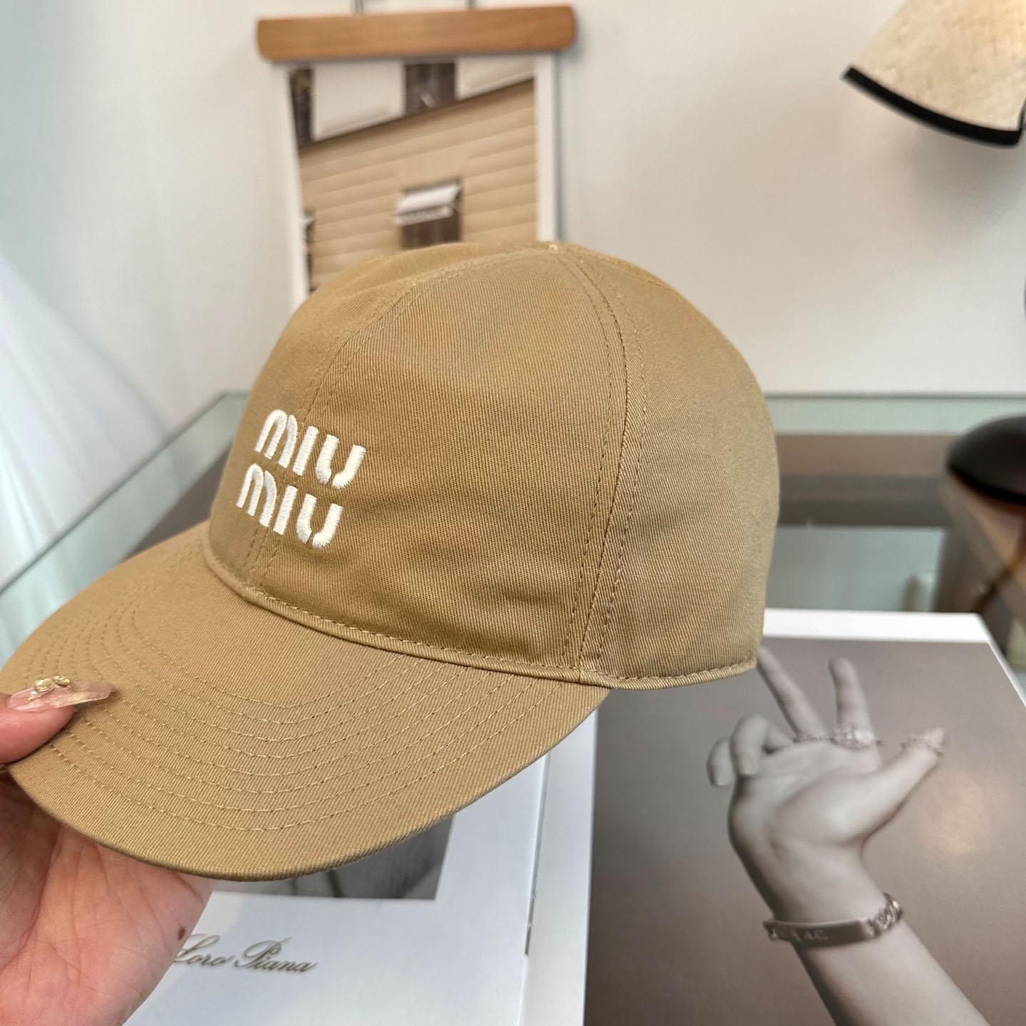 Miu Miu Denim Baseball Cap - DesignerGu