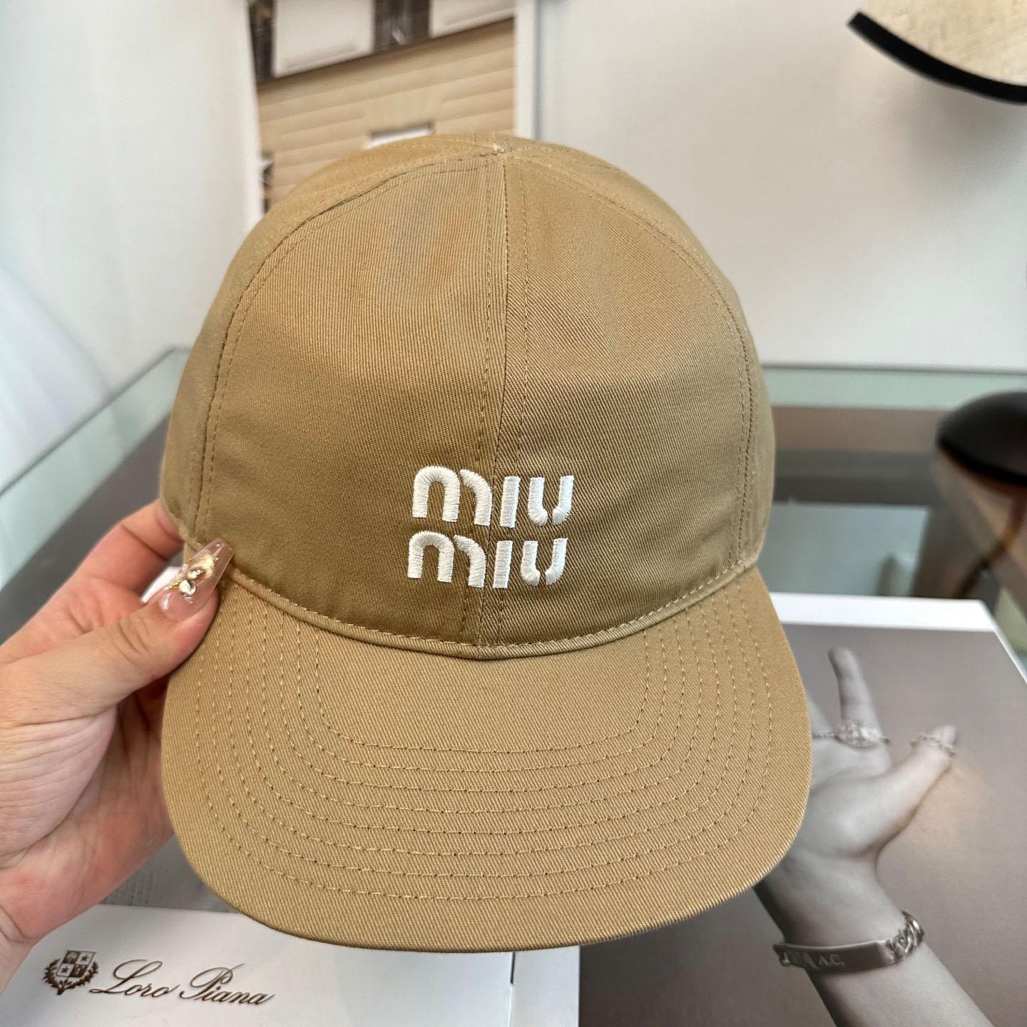 Miu Miu Denim Baseball Cap - DesignerGu