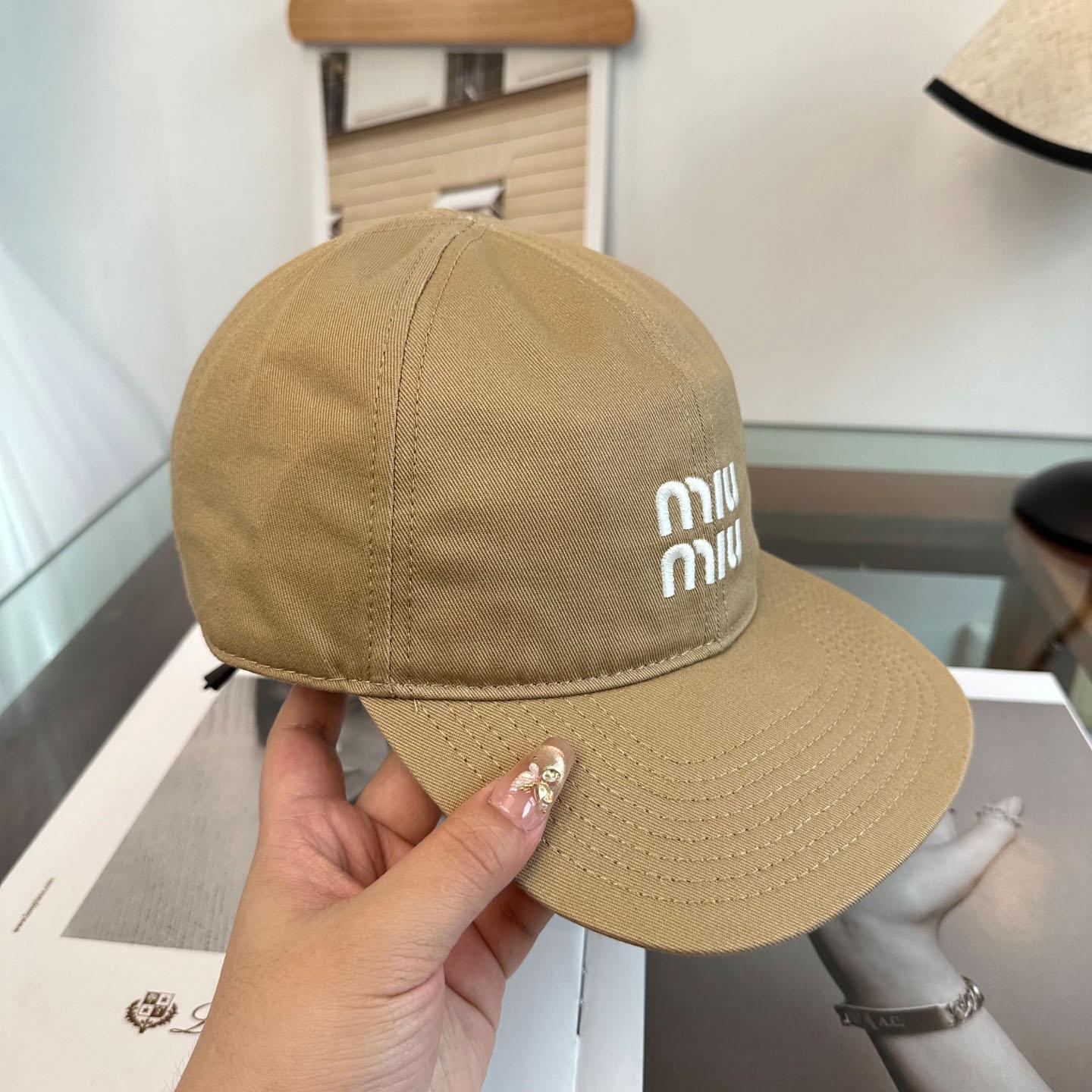 Miu Miu Denim Baseball Cap - DesignerGu