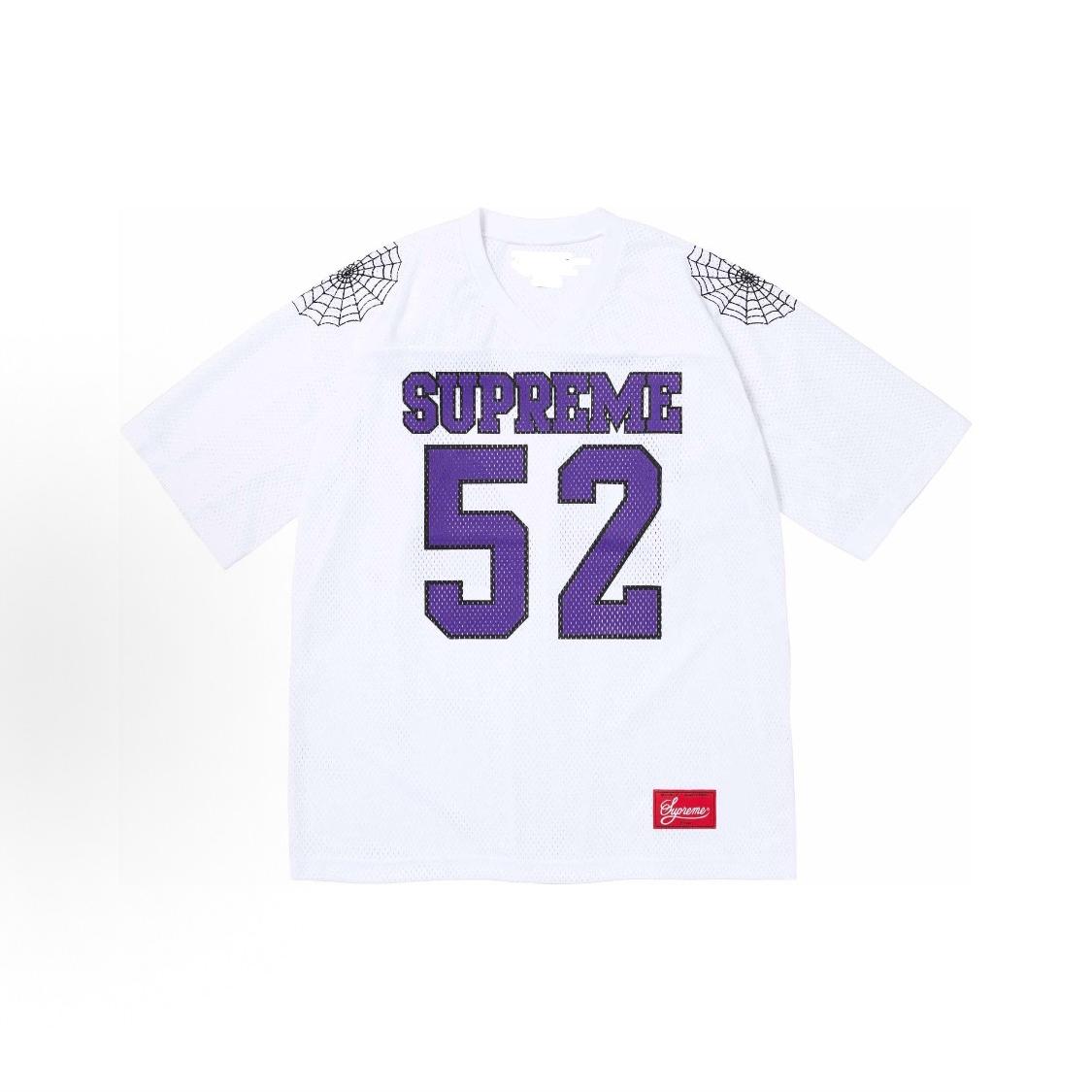 Supreme Spiderweb Football Jersey  - DesignerGu