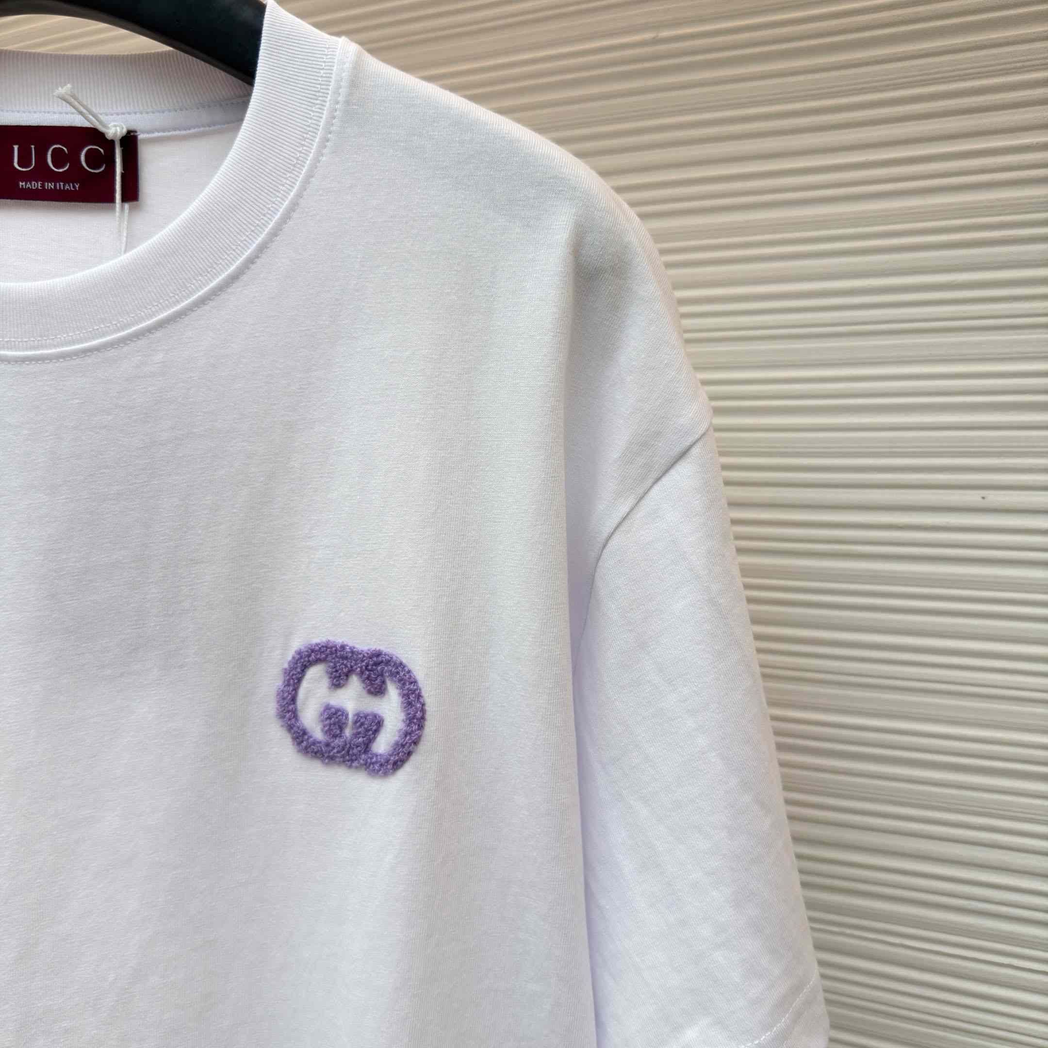 Gucci Medium Cotton Jersey T-shirt - DesignerGu