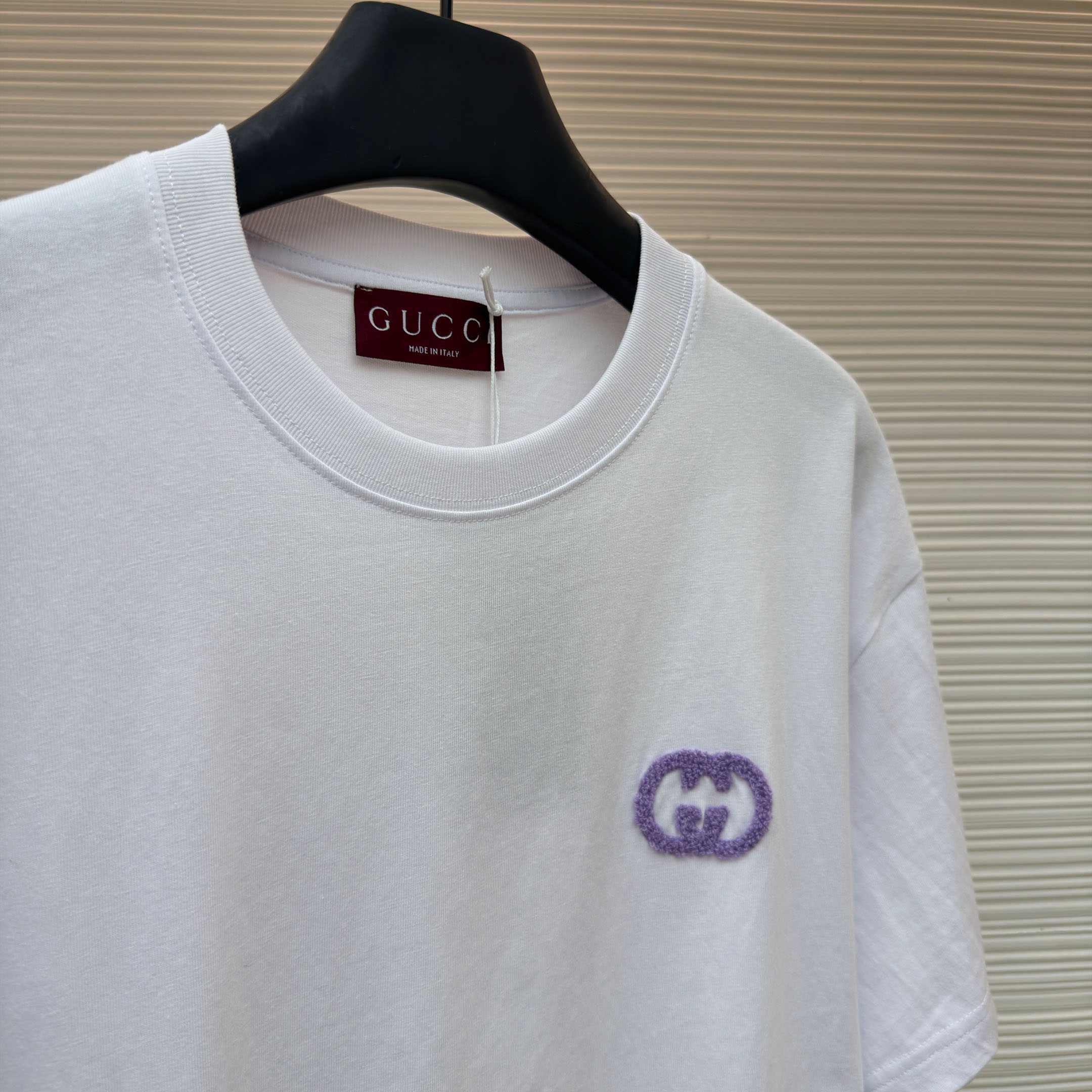 Gucci Medium Cotton Jersey T-shirt - DesignerGu